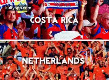 Costa Rica Netherlands Football Fans GIF