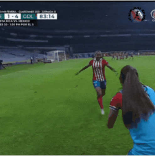 Costa Rica vs Mexico Soccer Match 1-4