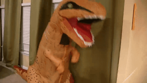 Costume T-rex Angry GIF