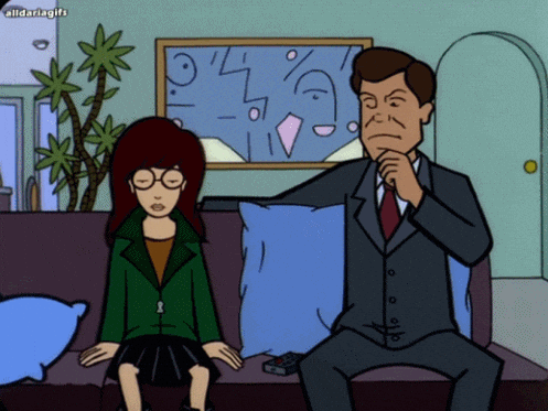 Couch Ashamed And Annoyed Daria GIF