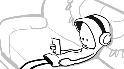 Couch Doodle Guy Head Bop GIF