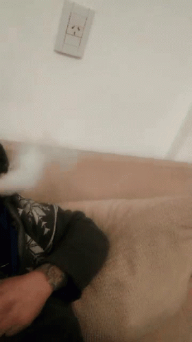Couch Guy Vape Smoke GIF