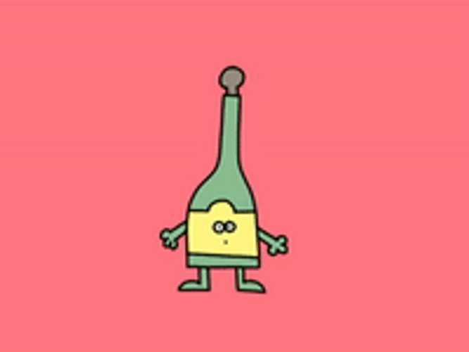 Coughing Bottle Champagne Popping GIF