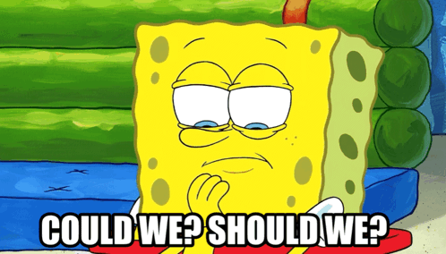 Could We Scheming Spongebob GIF