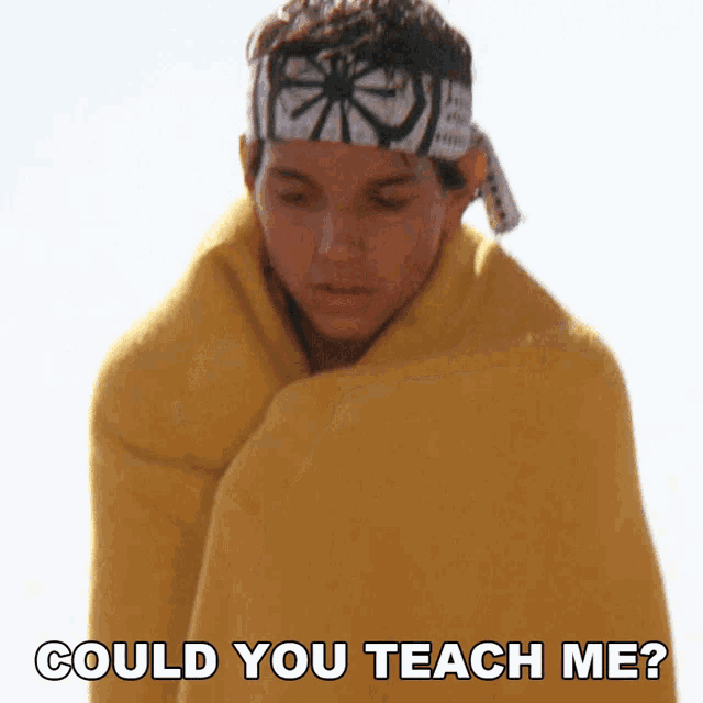 Could You Teach Me Daniel Larusso Gif GIF