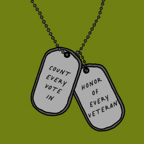 Count Every Vote Dog Tags