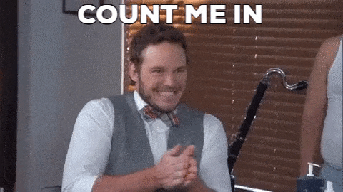 Count Me In Chris Pratt Sinister Smile GIF