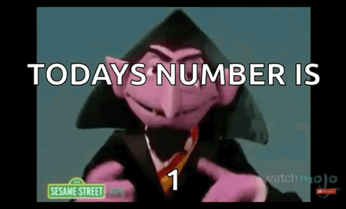 Count Von Count Sesame Street Black Hat And Tie GIF