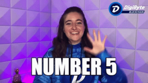 Countdown To Number Five GIF