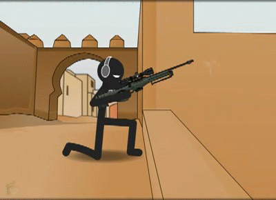 Counter Strike Stickman Sniper GIF