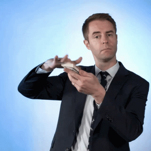 Counting Money Rain Michael Torpey GIF