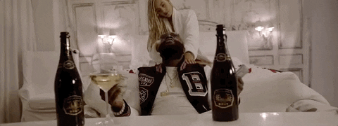 Counting Money Rick Ross Luc Belaire GIF