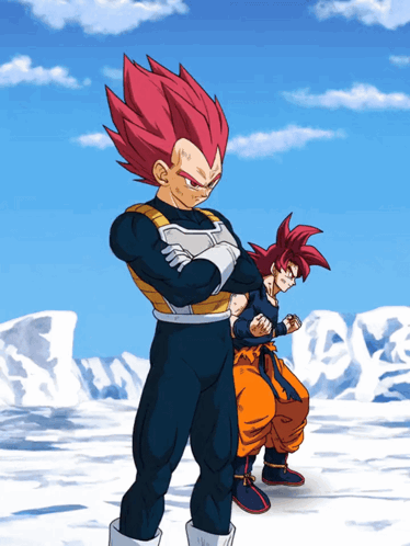 Couple Anime Characters Under Blue Sky