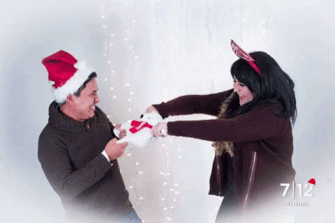 Couple Christmas Party Memories GIF