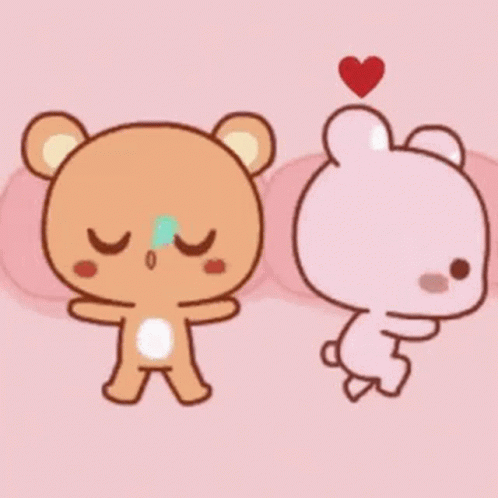 Couple Cuddle Cute Bear Love GIF