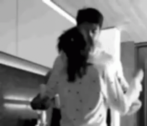 Couple Cuddle Kitchen Hug GIF