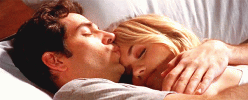 Couple Forehead Hug Kissing GIF