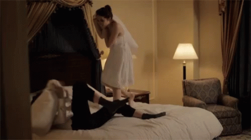 Couple Goals Pillow Fight GIF