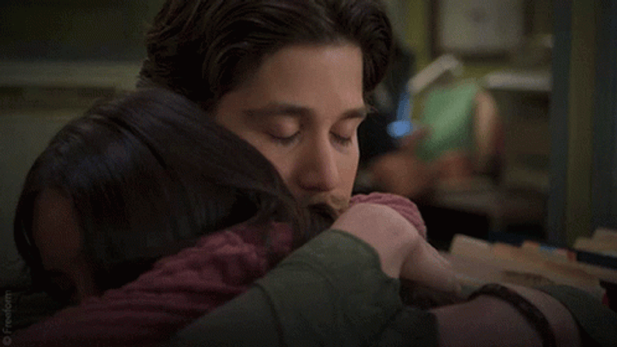 Couple Love Comfort Hugs GIF