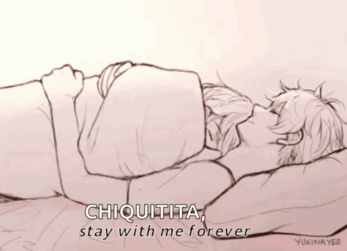 Couple Lying On Bed Stay With Me Forever GIF