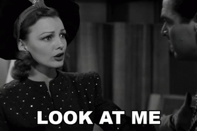 Couple Serious Talking Look At Me GIF