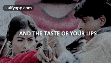 Couple Sitting 'and the taste of your lips