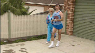 Couple Walking Fast Determined Stride GIF