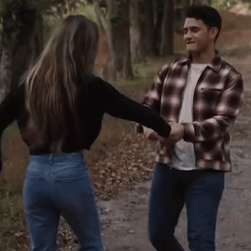 Couple Walking Hold GIF