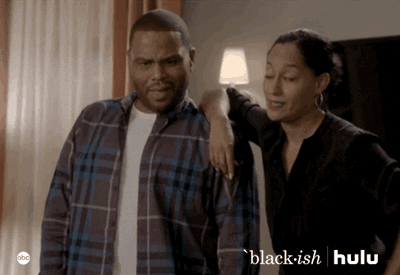 Couples Anthony Anderson High Five GIF