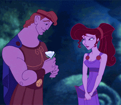 Couples Hercules And Megara Tender Moment GIF