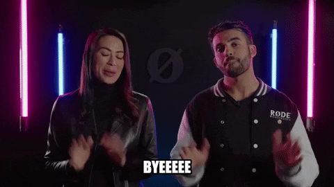 Couples Waving Byeeee GIF