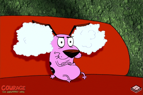 Sad Courage The Cowardly Dog GIF