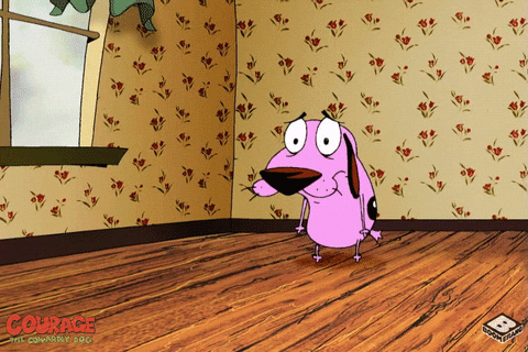 Sad Fall Break Courage The Cowardly Dog GIF