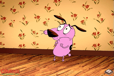 Courage The Cowardly Dog Giving Money GIF