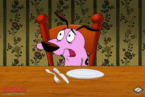 Courage The Cowardly Dog Crying GIF