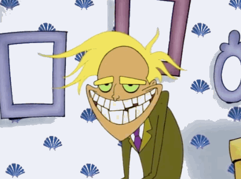 Courage The Cowardly Dog Big Smile GIF