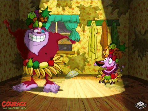 Courage The Cowardly Dog Dancing GIF