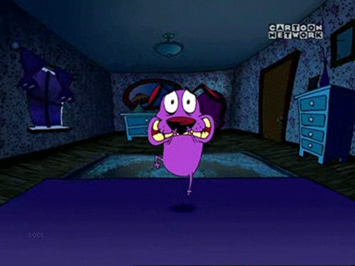 Courage The Cowardly Dog Happy Dancing GIF