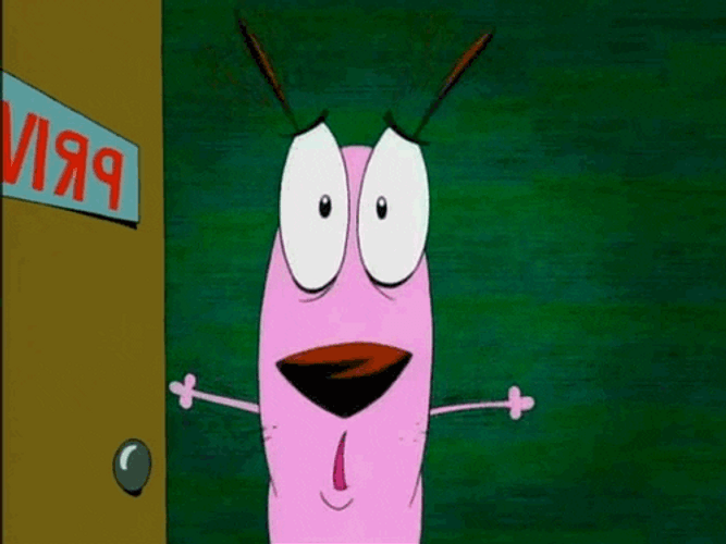 Courage The Cowardly Dog Funny Multiple Hands GIF