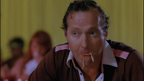 Cousin Eddie Eating Pasta GIF