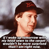 Cousin Eddie Rv Clark Griswold Head Sewn To Carpet GIF