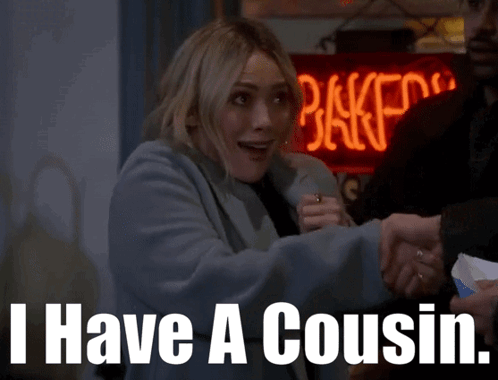Cousin Hilary Duff GIF