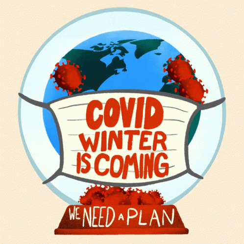 Covid Winter Is Coming Poster