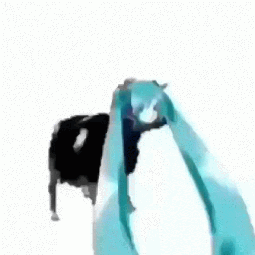 Cow And Girl With Long Hair Standing Together GIF
