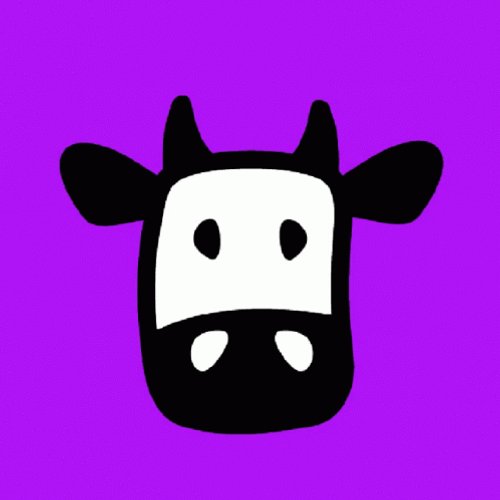 Cow On Colors GIF