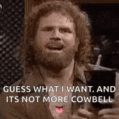 Cowbell Will Ferrell Gif GIF