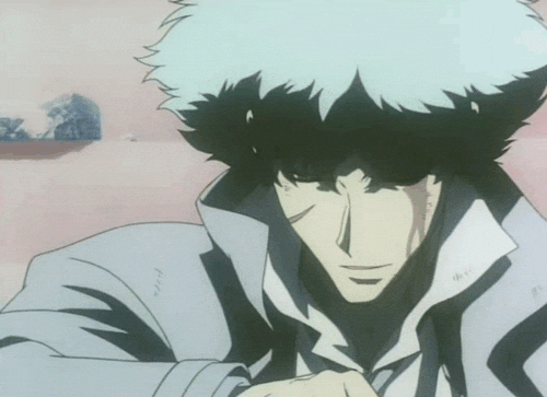 Cowboy Bebop Spike Spiegel Finger Gun GIF