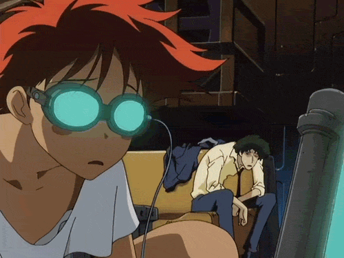 Cowboy Bebop Spike Spiegel With Edward Wong GIF