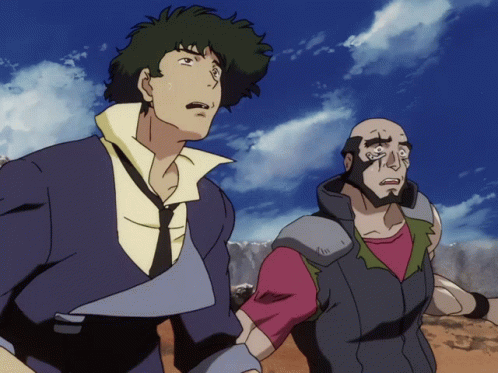 Cowboy Bebop Spike Spiegel With Jet Black GIF