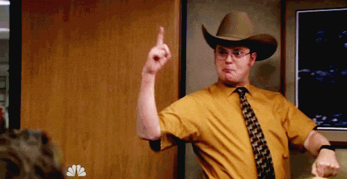 Cowboy Dwight Schrute Yeehaw GIF